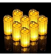 LED Candles,Tea Lights Candles Battery Operated, Flameless Electric Faker Votive Tealight Candles...