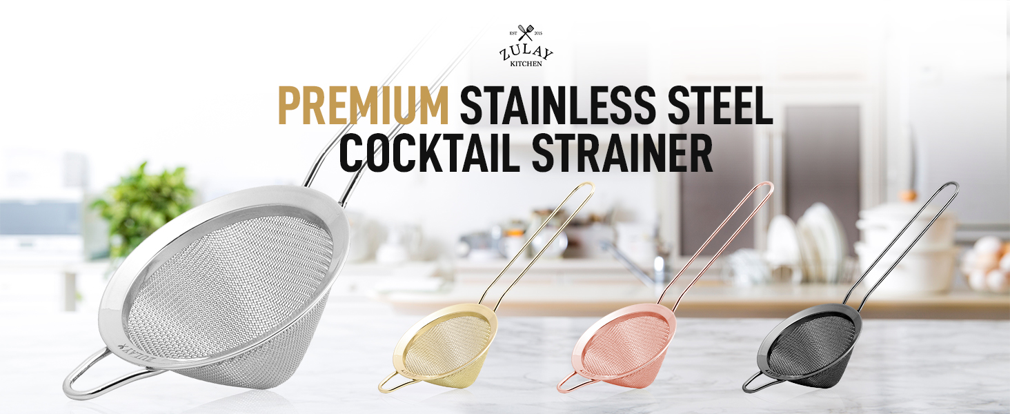 Premium Stainless Steel Strainer