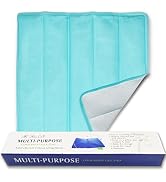 Ice Cooling Mat, Gel Cooling Cold Mat Pain Relief, Injuries Mesh Fabric Hot Cold Therapy Pack for...