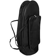 Domary Premium Abrasion Cloth Euphonium Gig Bag Baritone Case with Straps Largeacity Brass Wind I...