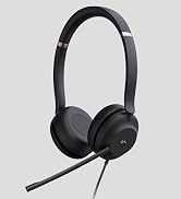 Yealink UH37 Professional USB Headset with Microphone for PC Laptop Noise Cancelling & Volume Con...