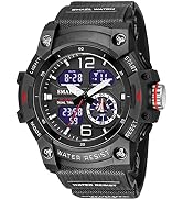 LAVAREDO Mens Digital Watch, Sport Watches for Men Outdoor Military Digital Analog Stopwatch Wate...