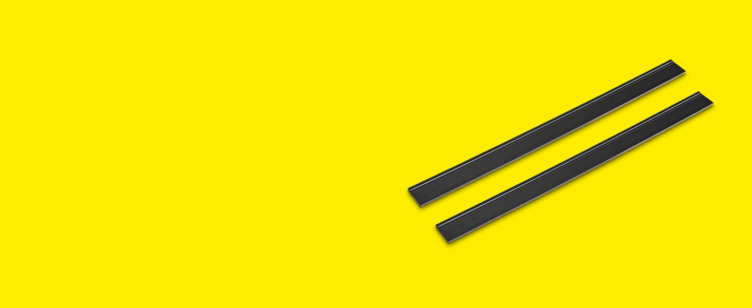 Black suction lips in front of yellow background