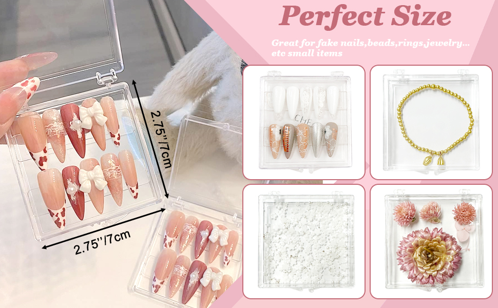 Press On Nail Storage Box