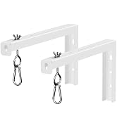 PUTORSEN Universal Projector Screen Ceiling Mount L-Brackets, Wall Hanging Mount 12 inch Adjustab...