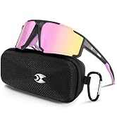 suoso Polarized Sports Sunglasses Men: UV400 Running Sunglasses for Women, Lightweight Fishing Ba...