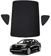 Karltys Compatible with Sunroof Sunshade Tesla Model Y 2020 2021 2022 Glass Roof Sun Shade Rear S...