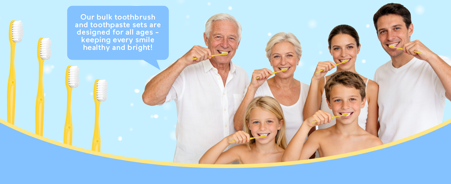 Disposable Toothbrushes with Toothpaste