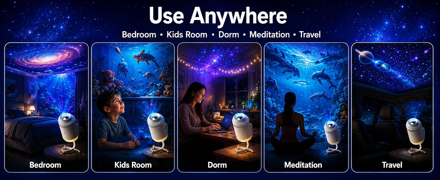 Galaxy Projector Night Light