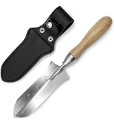 O'Shine 5.5” Full Tang Japanese Hori Hori Garden Knife, Stainless Steel Small Soil Knife for Plan...