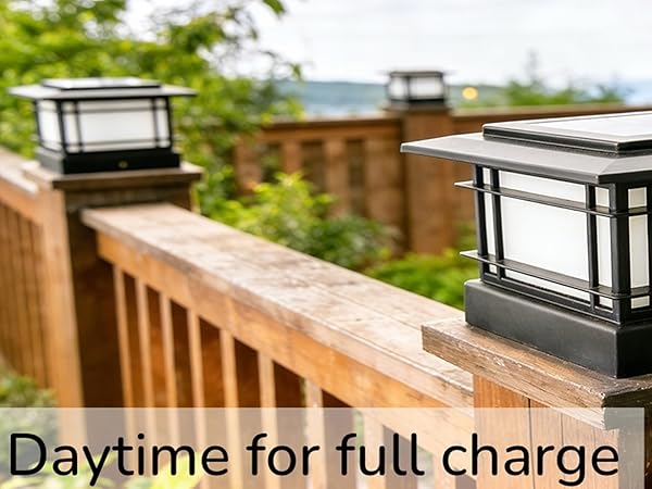 Solar Post Cap Lights