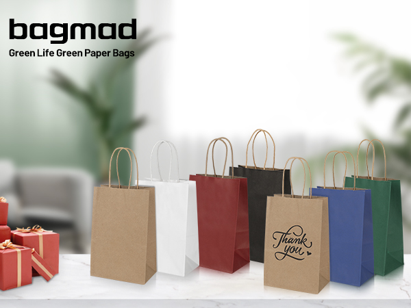 Small Paper Bags with Handles Bulk