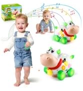 Baby Toys 6-12-18 Months, Musical Cow Toys for 1 Year Old Boy Girl, Crawling Walking Infant Toy 7...