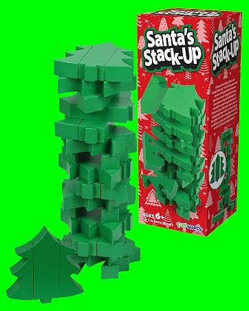 Jenga, Stacking Game, Family Game, Balance Game, Family Game Night, Santa, Xmas, Christmas