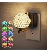 JandCase LED Night Light, 3000K Warm White & RGB Color Changing Night Lights Plug into Wall, Dusk...