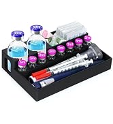 YOUSHARES Peptide Vials Case - 3ml and 30ml Insulin Vial Organizer, Diabetes Supplies Fridge Hold...