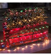 Lomotech Christmas Net Lights, 6ft x 4ft 150 Count Incandescent Mesh Lights, Connectable UL Certi...