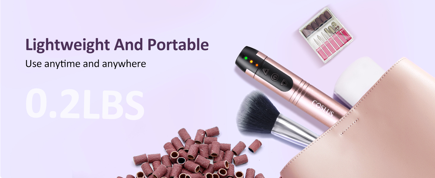 Cordless Nail Drill Electric File Lima de taladro de uñas eléctrica inalámbrica
