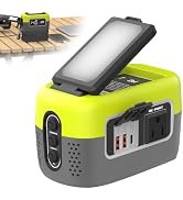 Kzreect 240W Pure Sine Wave Inverter Compatible with Ryobi 18V Battery | 140W USB-C PD3.1 Input &...