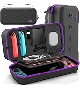 Switch Carrying Case Compatible with Nintendo & OLED, Portable Switch Travel Carry Case Fit for J...