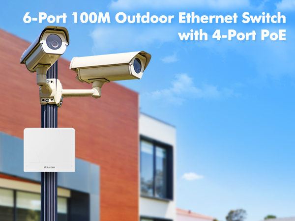 6-Port 100M Outdoor PoE Switch