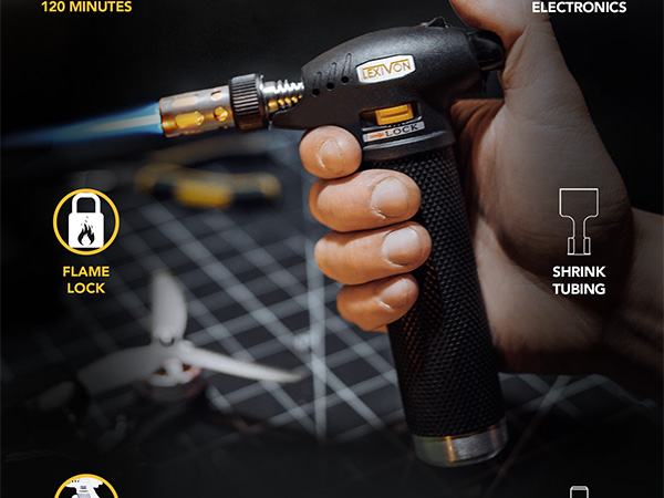Soldering iron torch burane