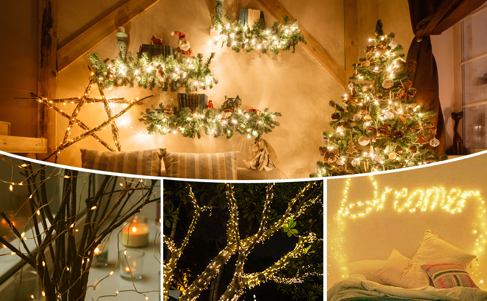 led fairy lights dorm decor