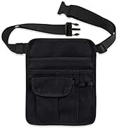 Waitress Apron Server Aprons Server Pouch Restaurant Waist Money Apron Bag with Pockets Tablet Ho...