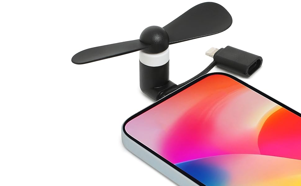 Mini Cell Phone Fan 12 Pack