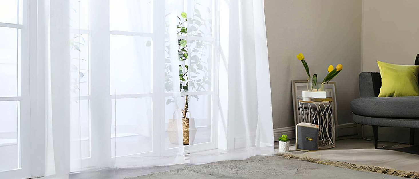 sheer curtains for living room