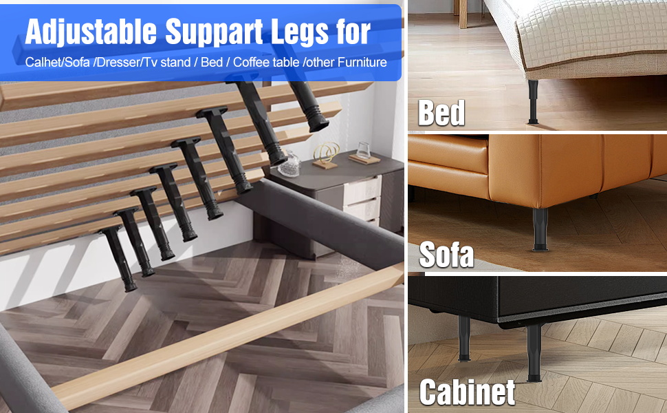 Adjustable Height Center Support Leg