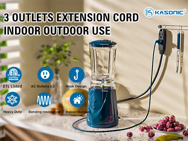3 Outlet Extension Cord