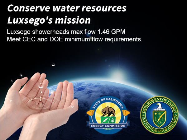 Conserve water resources, Luxsego's mission