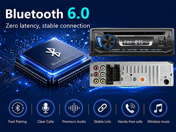 bluetooth car stereo