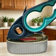 Open ring pull cans