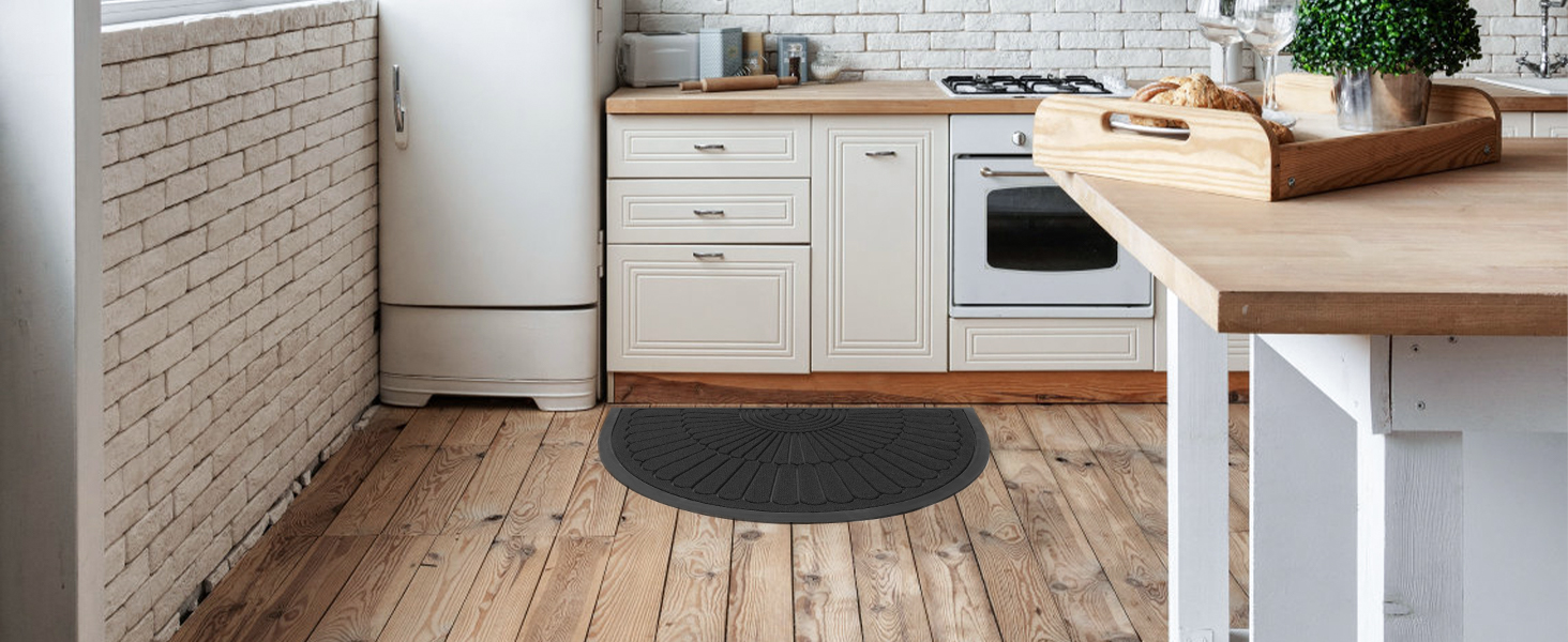 half round front door mat outside doormat