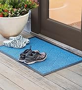 Envelor Door Mat Indoor Outdoor Front Doormat Welcome Mat Low Profile Durable Non-Slip Floor Mat ...