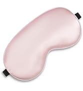 Sleep Mask, Silk Eye Mask for Sleeping with Adjustable Strap, Blindfold Eyeshade for Men & Women,...