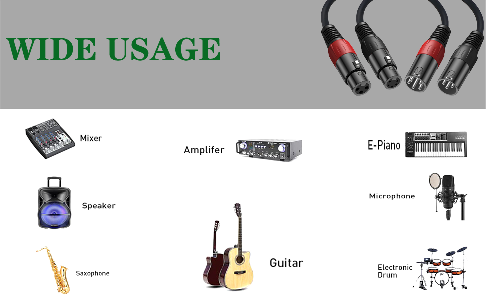 LanSenSu XLR Splitter or Combiner Audio Options