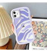 DEFBSC Compatible with iPhone 11 Case, Cute Curly Wave Frame Shape Art Design Bumper Protective P...