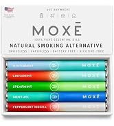 MOXE Natural Variety 5 Pack | Non-Electric Air Inhalers - Oral Fixation | Aromatherapy Scents for...