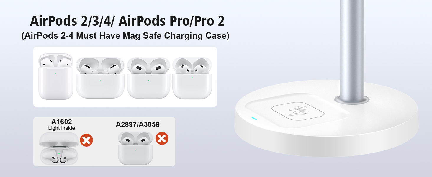 magnetic charger charging station wireless iphone 3 in 1 magsafe phone watch fast airpods mag-safe