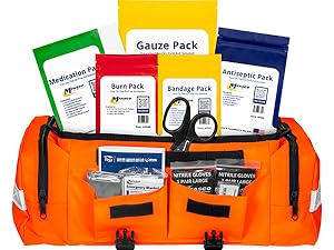 medication antiseptic gauze bandage burn refill packs in a larger kit replace reorder fill