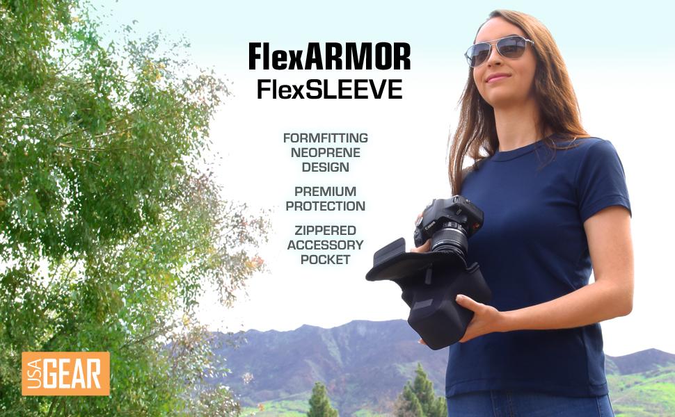 USA Gear DSLR Camera Sleeve