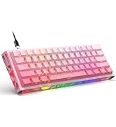 LAMA 60% Mechanical Gaming Keyboard, Full-Key Hot-Swap DIY Custom Keyboard, 16 RGB Backlight Mode...