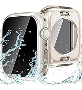 Goton 2 in 1 Privacy Waterproof Apple Watch Case for Series 8 & Series 7 Screen Protector 41mm, F...