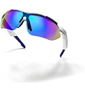 QJF Smart Cycling Music Glasses, Sport Bluetooth Glasses Open-Ear Headphone with Speaker, Polariz...