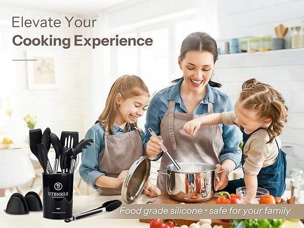 silicone kitchen utensils set