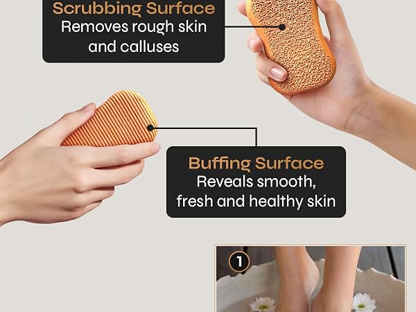 Facón Pumice Stone Exfoliating Foot Scrubber