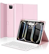 TQQ for iPad Pro 11-inch (M4) 2024 Case with Keyboard, Keyboard Case for iPad Pro 11-inch (M4), D...